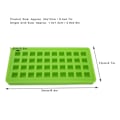 Miniatyrbillede 6 af 8: 40Grids Silikone Isterningbakke Firkantet Form Isterninger Maker Form DIY Køkken TilbehørGrøn