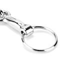 Miniatyrbild 3 av 8: Snaffle Bits Nyckelring Zinklegering Pelham Nyckelring Enstaka Anslutningshästbit Nyckelknut