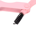 Miniatyrbillede 3 af 8: Pink 3 i 1 Øjenbrynsklipperbørste Trimmer Multifunktionel Manuel Øjenbrynspleje Formgivningsværktøj