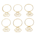 Miniatyrbillede 4 af 8: 80 stk. ringformede papirclips rustfrie multifunktionelle multifunktionelle med klar æske til kontor skole guld