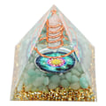 Miniatyrbild 8 av 8: 6 cm energigenerator Orgonitpyramid för positiv energihelande Kristallpyramid Meditation Orgonitpyramider