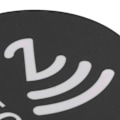 Miniatyrbilde 4 av 8: 20 stk NFC-klistremerker PET 40 mm Lett Lesbar Skrivbar NFC-koder Telefonryggklistremerker Svart