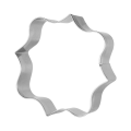 Miniatyrbilde 2 av 9: Rustfritt stål mousse sirkel firkantet bilde ramme kakeform kakeform ramme kant ramme pressing mold