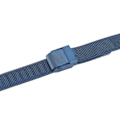 Miniatyrbilde 5 av 8: Flettet rustfritt stål armbånd i mesh - Fleksibel erstatningsreim for klokke - Tilbehør for menn og kvinner - Blå - 0,79 tommer