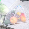 Miniatyrbilde 8 av 8: 15 stk 3 størrelser snøring mesh poser gjenbrukbare diverse leketøy frukt grønnsak oppbevaring punch