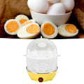 Miniatyrbilde 1 av 8: Hjemme Egg Cooker 350W 2 Lag 14 stk Egg En Gang Auto Power Off Safe Durable PP Egg Boiler Med Målekopp for Hjem