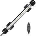 LED-akvarielampa med automatisk timer blå och vit 3W 20cm
