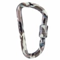Miniatyrbilde 2 av 2: 7*3.8cm Aluminiumlegering Kamuflasje D-formet Karabinkrok Utendørs Klatring Camping Spenne(B)