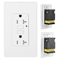 Miniatyrbilde 6 av 8: Amerikansk UL Dobbel Plugg US Standard Strømkontakt Veggpanel Sokkel 20A 110V-125V