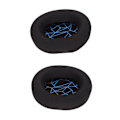Miniatyrbild 5 av 8: Hörlursöronkuddar ersättning uppgraderad hög elasticitet öronkuddar för SteelSeries Arctis 3/5/7 blå siden