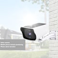 Miniatyrbilde 7 av 8: Utendørs solcellekamera Wifi trådløst IP67 vanntett nattsiktsovervåkingskamera for kontor leilighet hjem