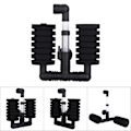 Miniatyrbilde 1 av 2: Akvariefisk Tank Biokjemisk Luftpumpe Dobbel Svamp Vannfilter + Sugkopp XY-2831