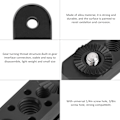 Miniatyrbillede 4 af 6: Legering til kamerastabilisator i aluminium, adapterplade til ZHIYUN weebill s sort