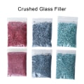 Pikkukuva 6 / 8: DIY-hartsi täyteaine epäsäännölliset lasisirut murskattu lasimuotti täyteaine glitter kynsi taide käsityö maljakko koristelu