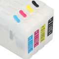 Miniatyrbillede 5 af 8: 4 stk. kompatible blækpatroner til genopfyldning BK C M Y 4 farver til inkjetprinter