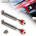 Miniatyrbild 6 av 8: 2 st metallväxellådsdrivaxel passar för Axial SCX10 D90 1/10 RC Crawler Mini Car Parts