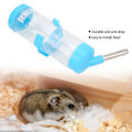Miniatyrbilde 8 av 8: Hamster Vannflaske Dispenser Automatisk Ingen Drypp Hamster Drikkefontene for Små Dyr Blå 125ML