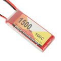 Pikkukuva 5 / 8: 11.1V 1500mAh 100C 3S LiPo-akku XT60-liittimellä, lisävaruste QAV250 RC-kilpa-auto Quadcopterille