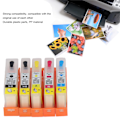 Miniatyrbilde 7 av 8: 5PCS Blekkpatronsett BK C M Y Jevn Blekkutgangspatron Kombinasjonspakke med Permanent Chip for Erstatning for HP 364