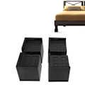 Miniatyrbilde 1 av 8: 4 stk møbelrisere i plast EVA firkant 3 tommer støtter opptil 2200LBS for vaskemaskin seng sofa bord sofa