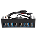 Miniatyrbillede 2 af 2: USB3.0 19PIN 8 porte hub optisk drev forlænger frontpanel adapter til pc-computer