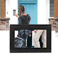 Miniatyrbild 3 av 8: 1V2 7 tum IR WIFI Videodörrklocka Synlig Intercom APP Kamera 1080P 100-240VUK Stickkontakt