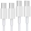 iPhone 15 Laddningskabel 20W 2-pack 1m Apple USB C till USB C Snabbladdningskabel