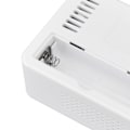 Miniatyrbilde 4 av 8: Luftkvalitetsmonitor 8 i 1 Ektetidsfargeskjerm Plassbesparende Mye brukt CO2-detektor for TVOC HCHO PM2.5 PM1.0 PM10 Hvit