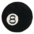Miniatyrbilde 2 av 4: Stue Flocked Teppe Anti Slip Sofa Bord Gulvmatte Skittbestandig Soverom Sengeside Pude Svart 60x60cm/23.6x23.6in