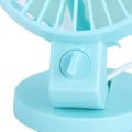 Miniatyrbild 1 av 7: Bärbar Mini Skrivbordsfläkt USB Ultra Tyst Fläkt 45° Justering för Hemmakontor SkrivbordBlå