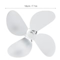 Miniatyrbilde 4 av 6: 4 blader peisvifte blad ovnvifte blader reservedeler hjem ovn tilbehør sølv