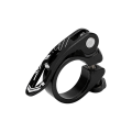 Miniatyrbillede 2 af 8: BOLANY MTB Cykelsadelpind Klemme Hurtigudløsning Aluminiumlegering Cykelsadelpind Montering 34.9mmSort