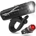 Miniatyrbilde 2 av 2: USB-oppladbar sykkellykt foran og bak - 600 lumen kraftig frontlykt og bakre LED-lys