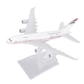 Miniatyrbillede 2 af 8: Diecast 380 Flymodel i Legering - Simuleret Flymodel i Eksklusivt Design til Dekoration i Hjemmet, Studie eller Kontor