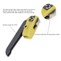 Miniatyrbild 8 av 8: Optisk kabelavskalare Gul Grå Adapter Ergonomisk Robust Hållbar Dubbelblad Optisk Kabelskärare(KMSK )