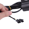 Miniatyrbillede 1 af 2: Tommelfinger Voltmeter med LCD Digital Batterispændingsdisplay og 3-Hastighedskontakt til Cykel