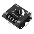 Miniatyrbillede 6 af 8: LED-dæmper, enkeltkanals PWM-belysningsstyring, trinløs dæmpningscontroller til 5050 3528 enkeltfarvede lyslister DC 12V-24V 30A