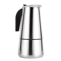Miniatyrbilde 2 av 2: Perkolator Mokapotte i rustfritt stål, kaffetrakter for komfyr, hjemmekontor (450 ml)