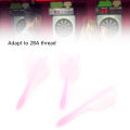 Miniatyrbillede 7 af 8: 3 stk. 2BA integreret gennemsigtig dartpilskaft og flights standardform anti-break pink