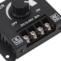 Miniatyrbilde 4 av 8: LED-dimmer, enkelkanals PWM-belysning, stegløs dimmekontroller for 5050 3528 enfarget lysstrimler DC 12V‑24V 30A