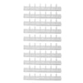 Miniatyrbillede 2 af 8: 10 stk. Bindekamme ABS 6 Huller Binderinge til Lærer Studerende Dokument Notebook Fremstilling Transparent