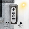 Pikkukuva 1 / 8: 1V2 7 tuuman IR WIFI Video Ovilevy Näkyvä Intercom APP Kamera 1080P 100-240VUS Pistoke