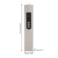 Miniatyrbild 6 av 8: 1 st Digital TDS Total Dissolved Solids Meter Pen Vattenkvalitet Renhet TEMP/PPM Testning