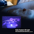 Miniatyrbillede 5 af 5: 3D Base Lampe Universelt Solsystem Mønster Farverig LED Nattelys USB til Børn Fødselsdag Feriegave