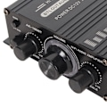 Miniatyrbillede 3 af 8: Bluetooth 5.0 Effektforstærker Klar Lydkvalitet Aluminiumslegering 20Hz til 20KHz 12V Universal til Bil Hjem