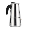 Miniatyrbild 2 av 2: Rostfritt stål Perkolator Moka Pot Kaffebryggare Spis Hemmakontor Användning (200ml)