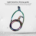 Miniatyrbilde 6 av 8: 9PCS Lokkefiske Stang Guide Ring Set Rustfritt Stål Keramiske Guide Rings Fiskeutstyr