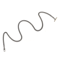 Miniatyrbillede 2 af 2: 65cm Længde Retro t Bar Lommeur Kæde Vedhæng Holder Metal Lommeur Tilbehør Bronze