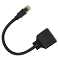 Pikkukuva 7 / 8: RJ45 Ethernet-sovitinkaapelin jatke 1-2 porttiin Erinomainen yhteydensiirtojakaja Kotitoimistoon