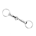 Miniatyrbild 8 av 8: Snaffle Bits Nyckelring Zinklegering Pelham Nyckelring Enstaka Anslutningshästbit Nyckelknut